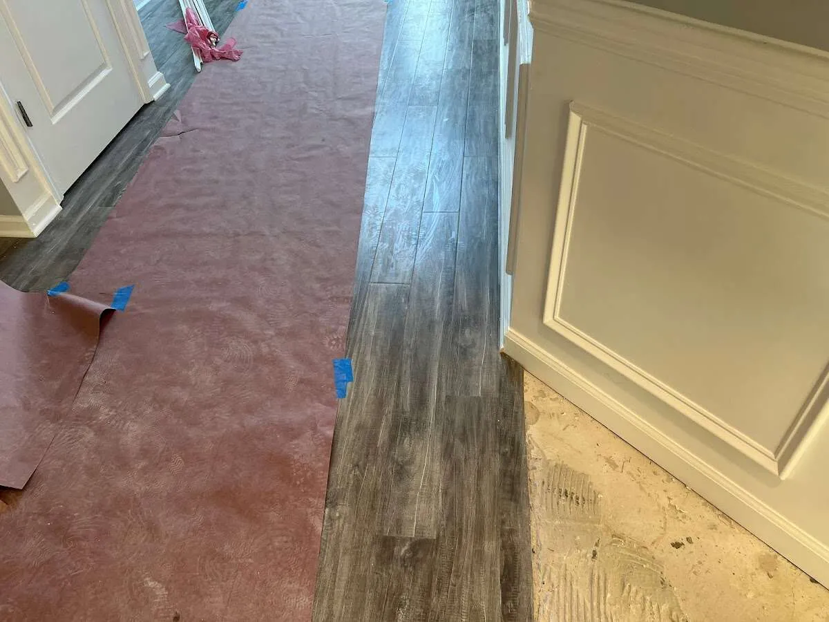 Completed marble shower restoration in Gardner